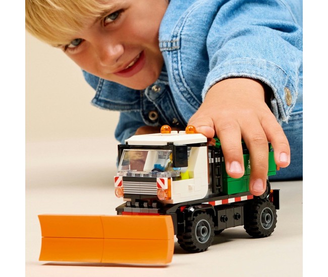 Lego city vehicul cu plug de zapada 60490 Lego city vehicul cu plug de zapada 60490