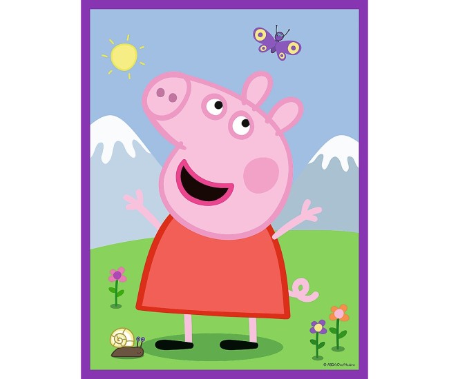 Puzzle trefl primo baby maxi 2x10 peppa pig Puzzle trefl primo baby maxi 2x10 peppa pig