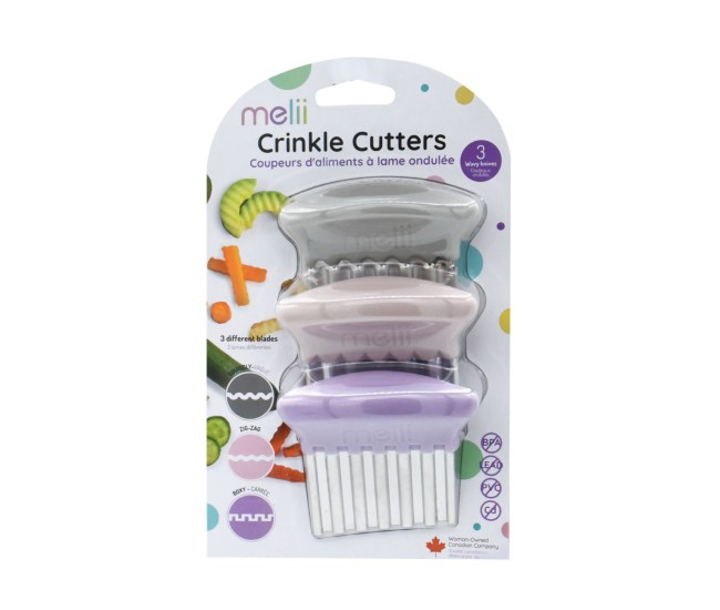 Set 3 cutite pentru gustari, melii, roz mov gri Set 3 cutite pentru gustari, melii, roz mov gri