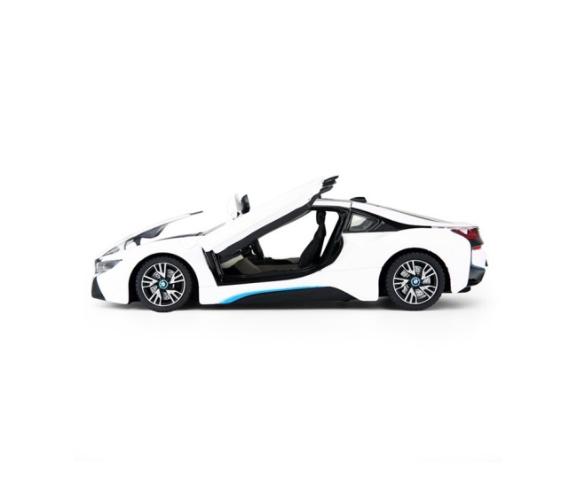 Masinuta metalica bmw i8 alba scara 1 la 24 Masinuta metalica bmw i8 alba scara 1 la 24
