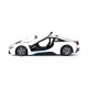 Masinuta metalica bmw i8 alba scara 1 la 24 Masinuta metalica bmw i8 alba scara 1 la 24