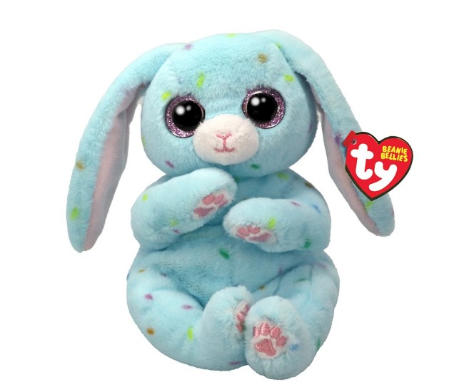 Plus ty 15cm beanie bellies skippy iepurasul albastru Plus ty 15cm beanie bellies skippy iepurasul albastru