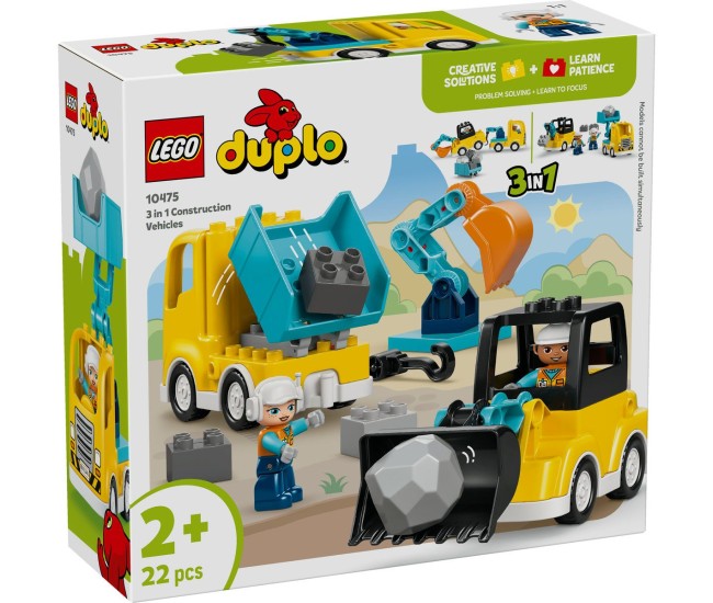 Lego duplo vehicule de constructii 3 in 1 10475