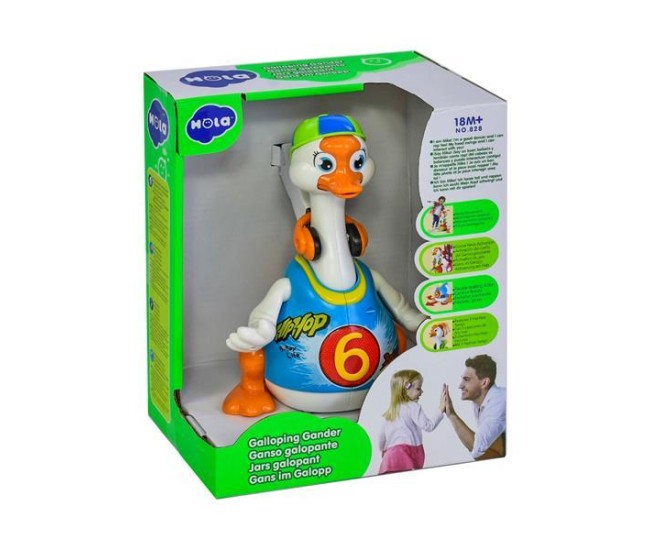 Ratoiul dansator albastru cu lumini si melodii