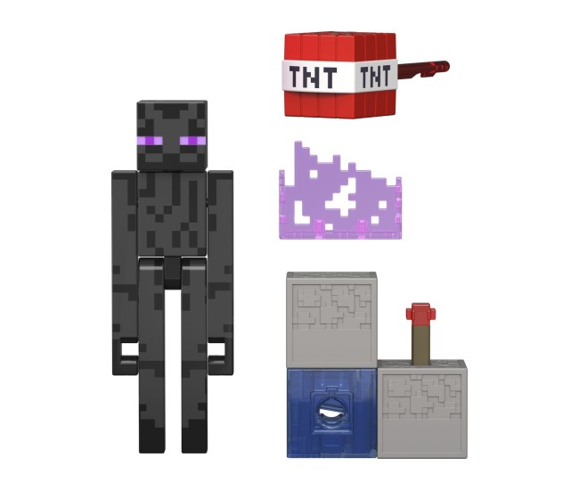 Minecraft craft a block figurina enderman 8cm