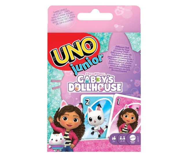 Joc de carti uno junior gabbys dollhouse