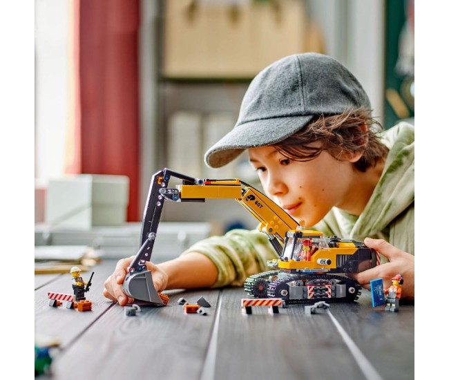 Lego city excavator galben de constructii 60420 Lego city excavator galben de constructii 60420