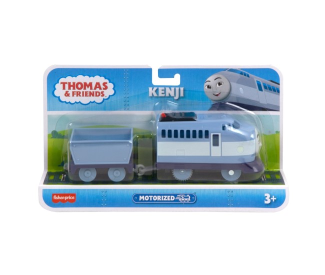 Thomas locomotiva motorizata kenji cu vagon Thomas locomotiva motorizata kenji cu vagon