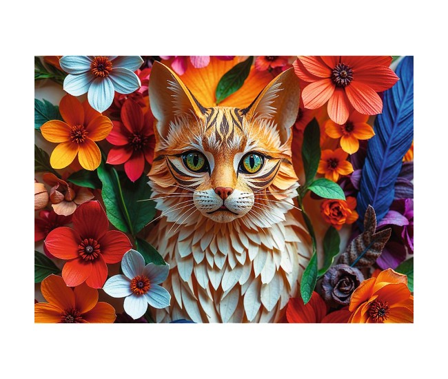 Puzzle trefl 1000 editia aniversara 40 de ani 3d pisica Puzzle trefl 1000 editia aniversara 40 de ani 3d pisica