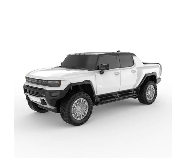 Masina cu telecomanda hummer ev alb cu scara 1 la 24 Masina cu telecomanda hummer ev alb cu scara 1 la 24