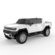 Masina cu telecomanda hummer ev alb cu scara 1 la 24 Masina cu telecomanda hummer ev alb cu scara 1 la 24