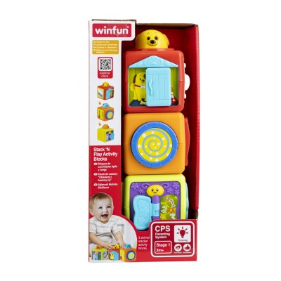 Winfun set 3 cuburi cu activitati