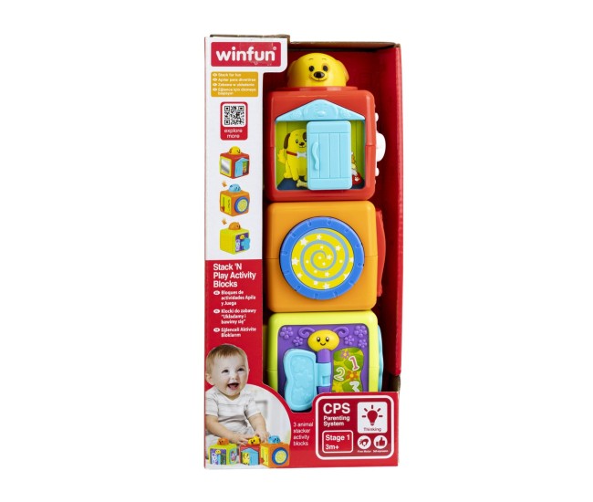 Winfun set 3 cuburi cu activitati