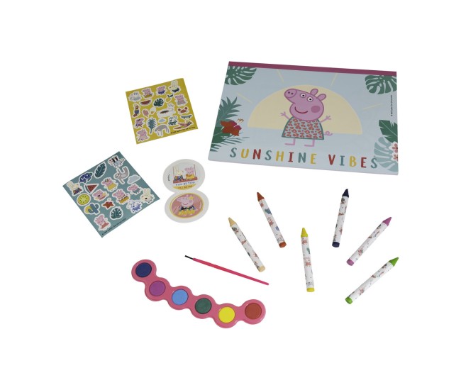 Set desen gentuta de creatie peppa pig Set desen gentuta de creatie peppa pig