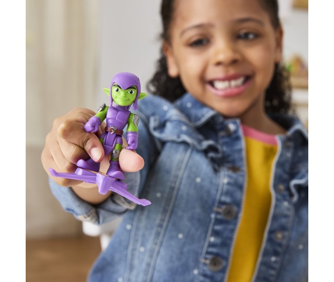 Marvel spidey si prietenii sai uimitori set figurina green goblin si accesorii