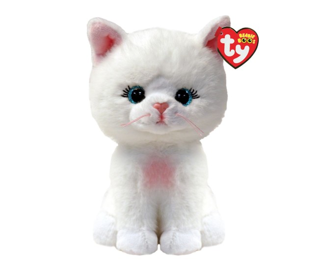 Plus ty 15cm boos amelia pisica alba Plus ty 15cm boos amelia pisica alba