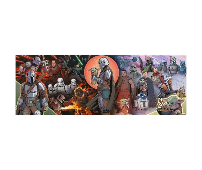 Puzzle trefl 1000 panorama star wars avaneturile mandalorianului Puzzle trefl 1000 panorama star wars avaneturile mandalorianului