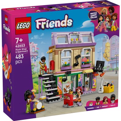 Lego friends magazin de muzica si apartament 42653