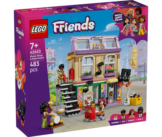 Lego friends magazin de muzica si apartament 42653 Lego friends magazin de muzica si apartament 42653
