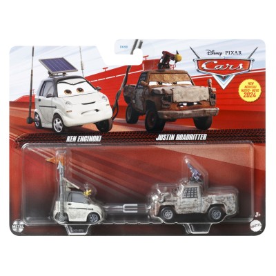 Cars3 set 2 masinute metalice ken enginoki si justin roadritter