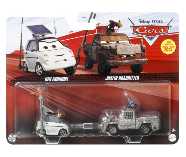 Cars3 set 2 masinute metalice ken enginoki si justin roadritter Cars3 set 2 masinute metalice ken enginoki si justin roadritter