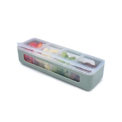 Cutie snack 4 compartimente, melii Cutie snack 4 compartimente, melii