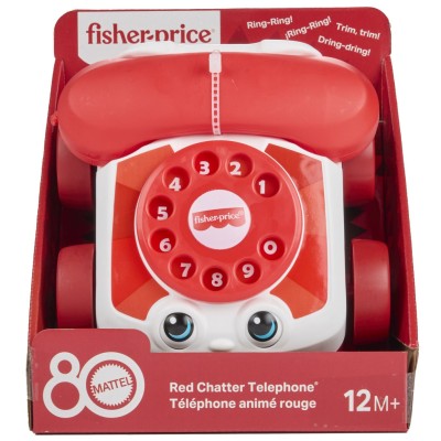 Fisher price telefon interactiv rosu