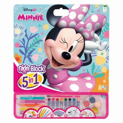 Happi hobbi set pentru desen giga block 5 in 1 minnie draguta Happi hobbi set pentru desen giga block 5 in 1 minnie draguta