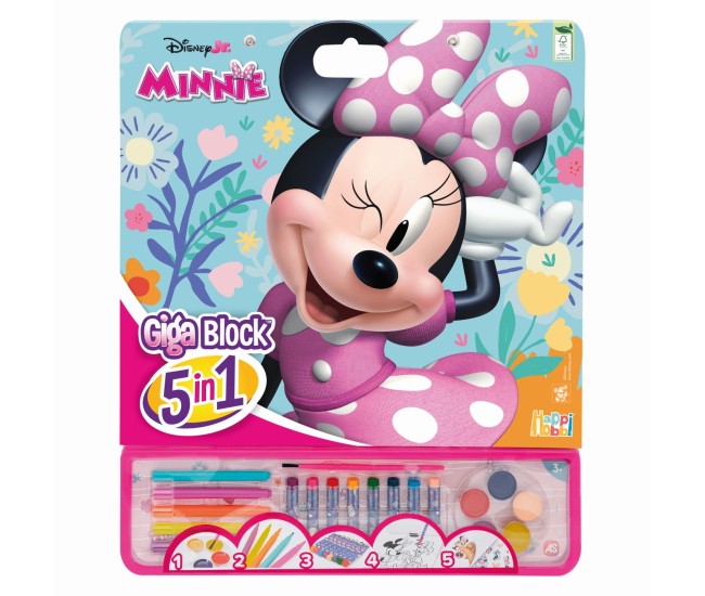 Happi hobbi set pentru desen giga block 5 in 1 minnie draguta Happi hobbi set pentru desen giga block 5 in 1 minnie draguta