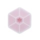 Cutie snack hexagon snackle 6 compartmente, melii, pink Cutie snack hexagon snackle 6 compartmente, melii, pink