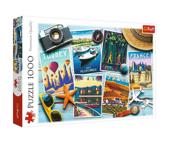 Puzzle trefl 1000 carti postale Puzzle trefl 1000 carti postale