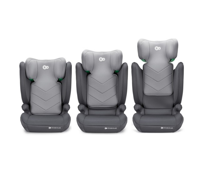 Scaun auto kinderkraft i-spark, i-size 100-150 cm, grey Scaun auto kinderkraft i-spark, i-size 100-150 cm, grey