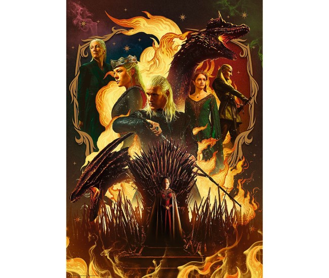 Puzzle trefl 1000 premium plus game of thrones casa dragonului Puzzle trefl 1000 premium plus game of thrones casa dragonului