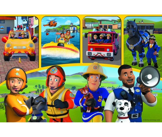 Puzzle trefl 24 maxi pompierul sam Puzzle trefl 24 maxi pompierul sam