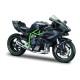 Maisto motocicleta metalica cu stand kawasaki ninja h2 r scara 1 la 12