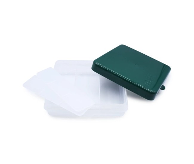 Cutie snack 9 compartimente, melii, pine green