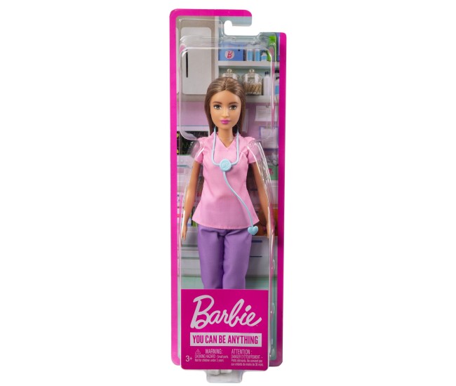 Papusa barbie asistenta medicala satena Papusa barbie asistenta medicala satena