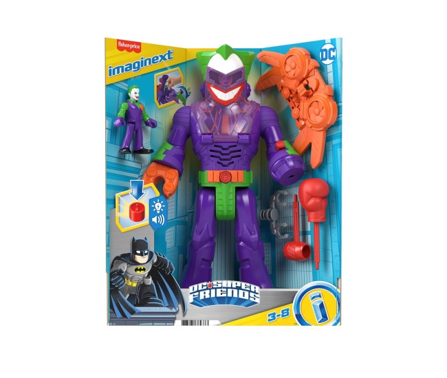Fisher price imaginext dc super friends robot joker 30cm Fisher price imaginext dc super friends robot joker 30cm