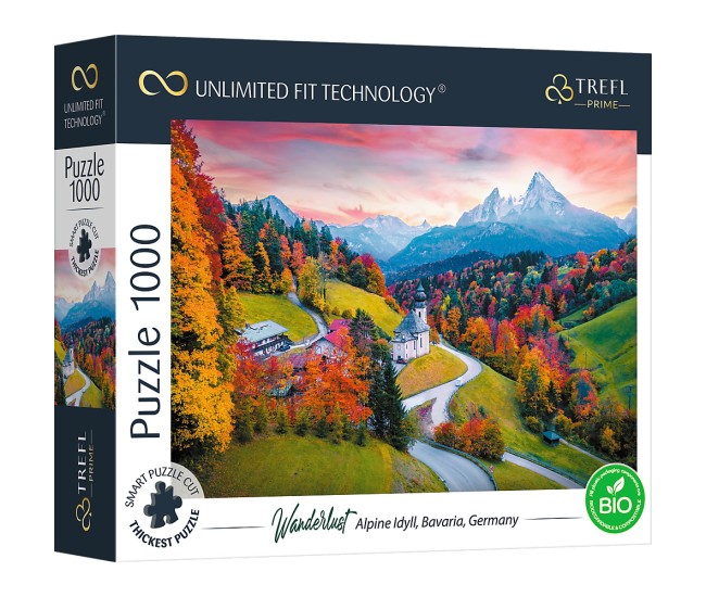 Puzzle trefl uft 1000 peisaj idilic alpi Puzzle trefl uft 1000 peisaj idilic alpi