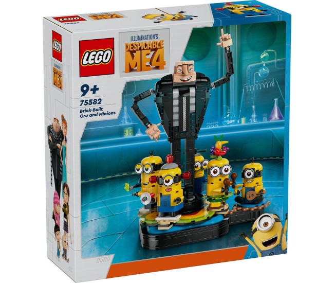 Lego despicable me4 gru si minionii din caramizi 75582 Lego despicable me4 gru si minionii din caramizi 75582