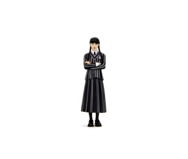 Jada wednesday set masinuta metalica volkswagen beetle 1:24 si figurina metalica wednesday 7cm Jada wednesday set masinuta metalica volkswagen beetle 1:24 si figurina metalica wednesday 7cm