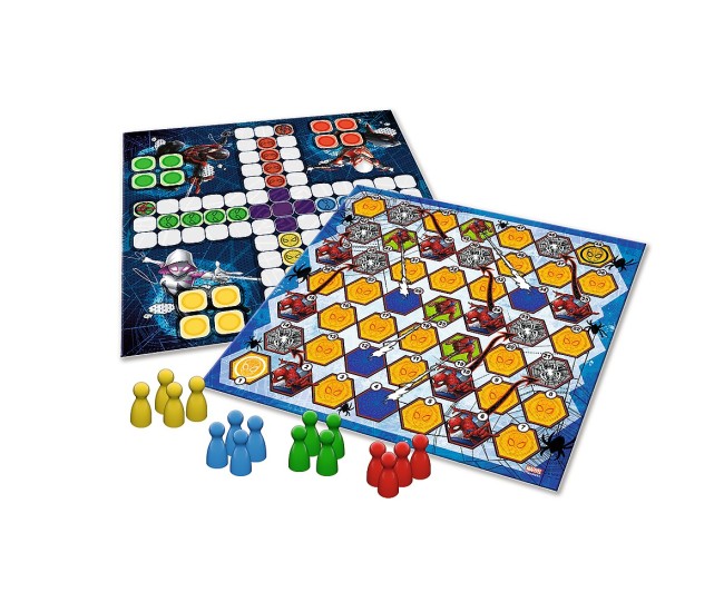 Joc spiderman 2in1 ludo si serpisori scari Joc spiderman 2in1 ludo si serpisori scari