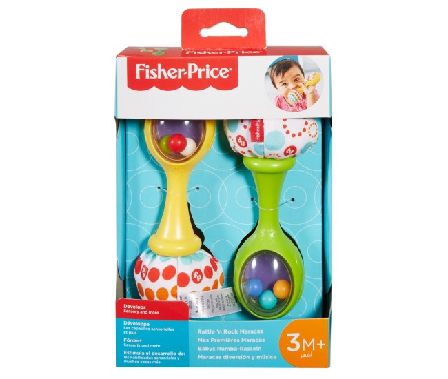 Fisher price set 2 zornaitoare maracas Fisher price set 2 zornaitoare maracas