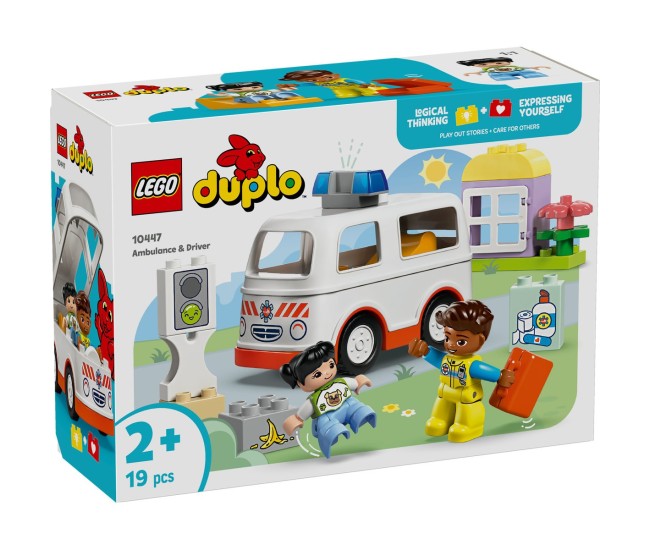 Lego duplo ambulanta si sofer 10447 Lego duplo ambulanta si sofer 10447