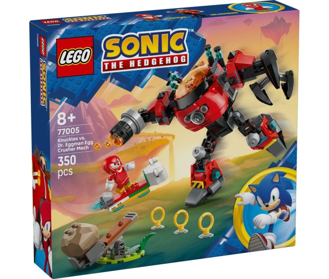 Lego sonic knuckles vs dr eggman si robotul egg crusher 77005 Lego sonic knuckles vs dr eggman si robotul egg crusher 77005
