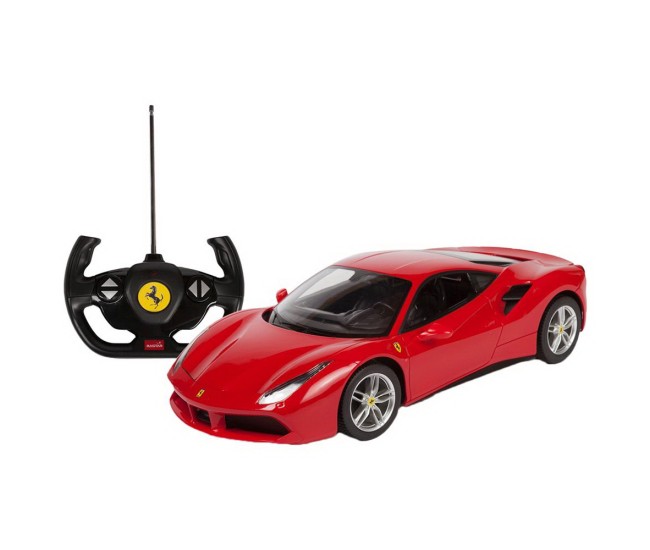 Masina cu telecomanda ferrari 488 gtb scara 1 la 14 Masina cu telecomanda ferrari 488 gtb scara 1 la 14