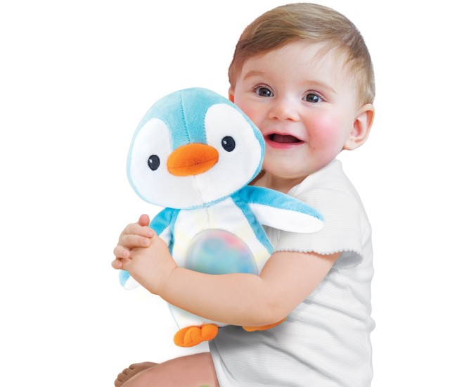 Winfun jucarie pinguin albastru cu sunete si lumini Winfun jucarie pinguin albastru cu sunete si lumini