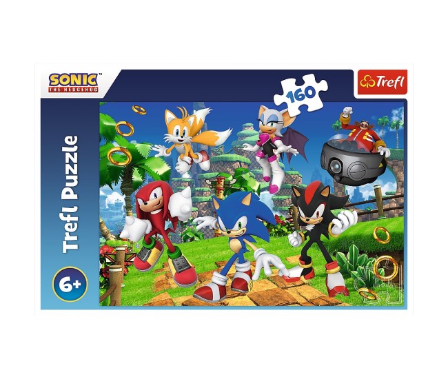 Puzzle trefl 160 sonic si prietenii Puzzle trefl 160 sonic si prietenii