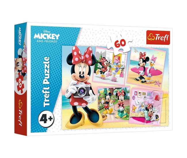 Puzzle trefl 60 minunata minnie Puzzle trefl 60 minunata minnie