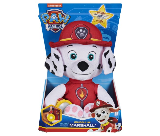 Patrula catelusilor plus snuggle up marshall cu burtica luminoasa Patrula catelusilor plus snuggle up marshall cu burtica luminoasa